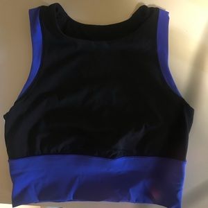 lulu lemon cropped tank top / sports bra